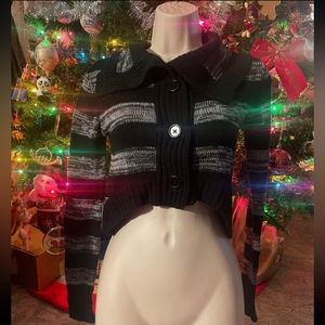 Crop Striped Sweater